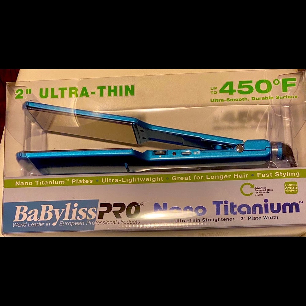BaByliss Curling Irons 2” Ultra Thin Flat Iron